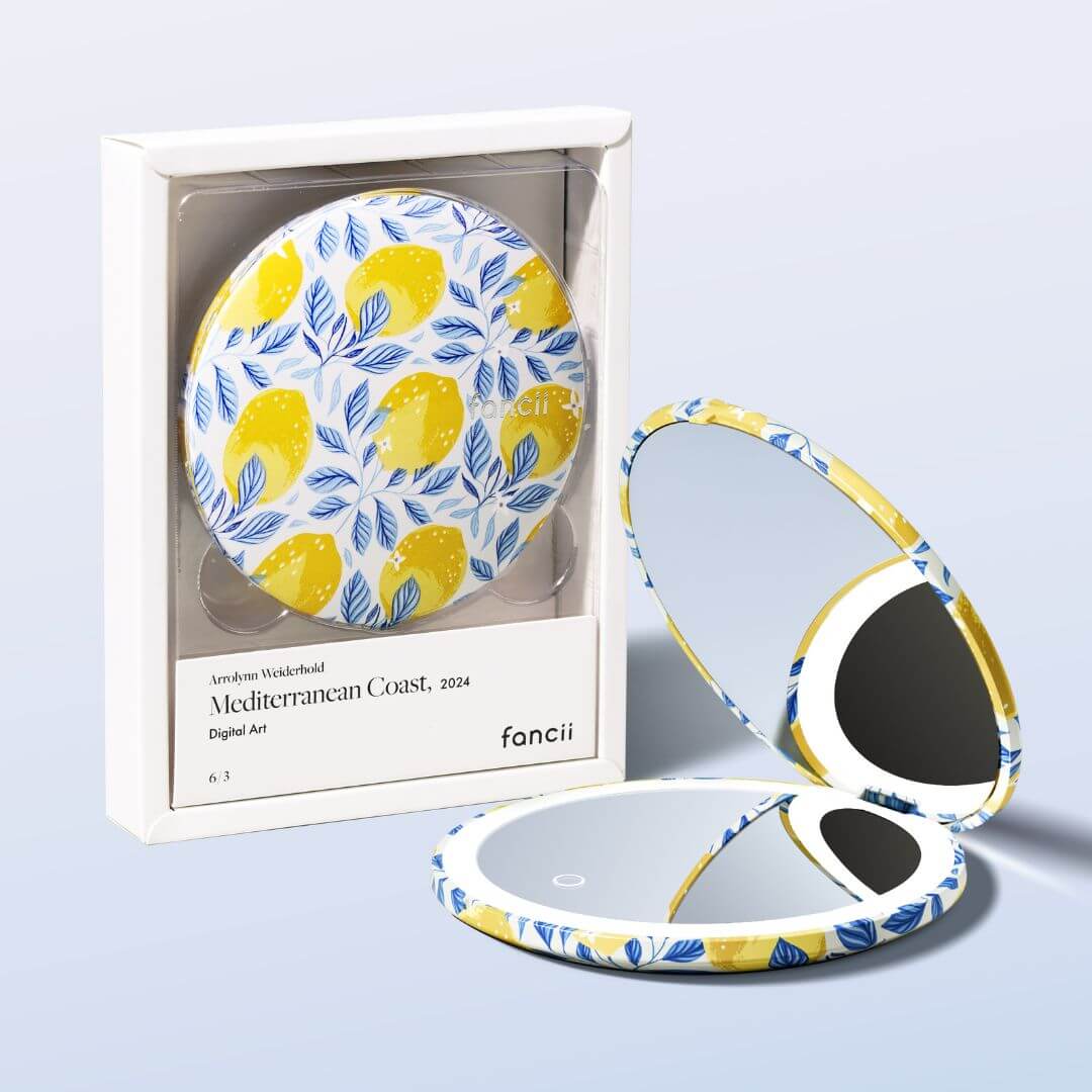 Mini Taylor LED Compact Mirror | Mediterranean Coast - Image 12