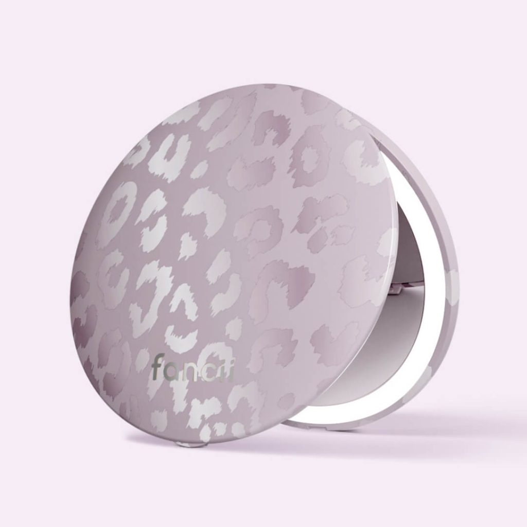 Mini Taylor LED Compact Mirror | Cosmic Leopard