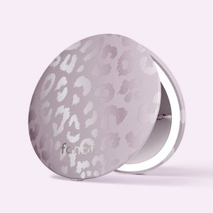 Mini Taylor LED Compact Mirror | Cosmic Leopard