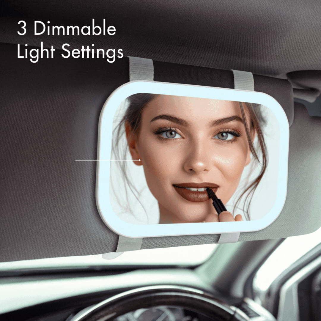 Juni 2 Lighted Car Visor Mirror - Image 9